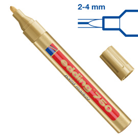 Marcatore EDDING 750 punta media vernice oro