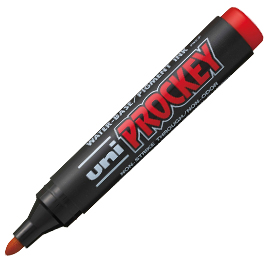 Marcatore UNI PROCKEY M122 p.tonda rosso UNI MITSUBISHI