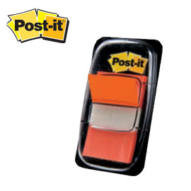 SEGNAPAGINA Post-it  680-4 ARANCIO 25.4X43.6MM 50FG INDEX