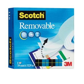 NASTRO ADESIVO Scotch  Magic 811-1933 INVISIBILE RIMOVIBILE 19MMX33MT
