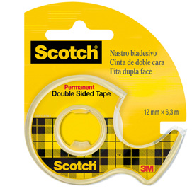 NASTRO BIADESIVO Scotch  6,3MTX12MM 665-136D PERMANENTE S/LINER IN CHIOCCIOLA