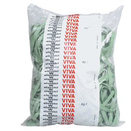 ELASTICO FETTUCCIA VERDE Ø150 T8 SACCO DA 1KG
