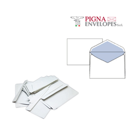 500 BUSTE BIANCHE 120X180MM S/FINESTRA 70GR LEYLA