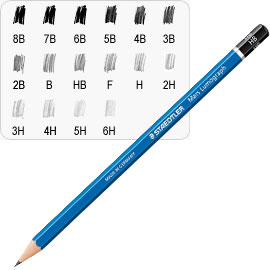 Matita grafite Mars® Lumograph® 100-6H Staedtler