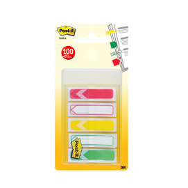 MINISET 100 Post-it  INDEX 684-4ARR1EU FORMATO FRECCIA