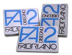 BLOCCO FABRIANO2 (33X48CM) 12FG 110GR LISCIO COLLATO
