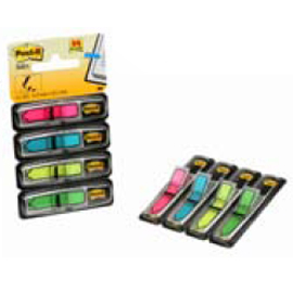 MINISET FRECCE 96 SEGNAPAGINA Post-it  INDEX 684-ARR4 IN 4 COLORI VIVACI