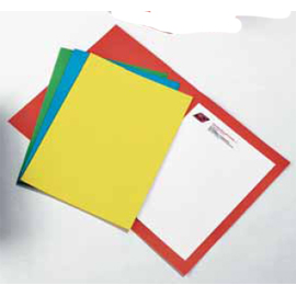 50 CARTELLINE SEMPLICI GIALLO SOLE BRISTOL 200GR
