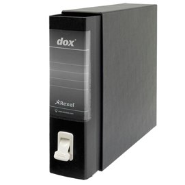 Registratore NEW DOX 1 nero dorso 8cm f.to commerciale REXEL