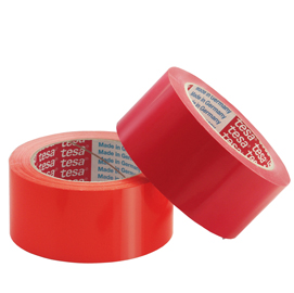 NASTRO ADESIVO PVC 66MTX50MM ROSSO 4204 TESA