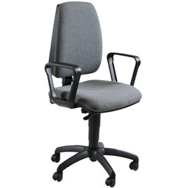 SEDIA OPERATIVA Jupiter GRIGIO C/BRACC.