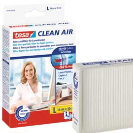 Filtro Clean Air per stampanti e fax - 14x10cm - Tesa