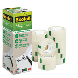 Value Pack 9 nastro adesivo Scotch  Magic 900 green 19mmx33mt