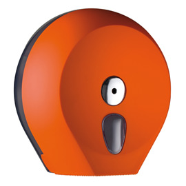Dispenser carta igienica Midi Jumbo D23cm orange Soft Touch