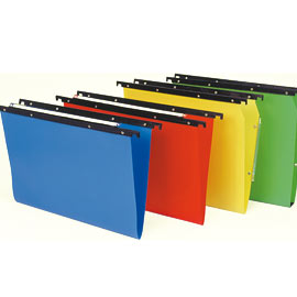 CARTELLA SOSPESA IN PPL CASSETTO 33CM FONDO V COLORI ASS. CARTESIO PP BERTESI