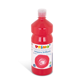 Tempera pronta Primi Passi 1lt rosso vermiglio PRIMO