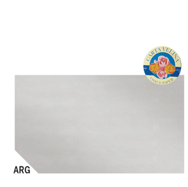 BUSTA 25fogli 50x70cm CARTA VELINA 24gr ARGENTO Rex Sadoch
