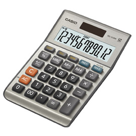 CALCOLATRICE DA TAVOLO MS-120BM 12cifre CASIO
