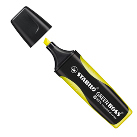 Evidenziatore STABILO® GREEN BOSS® 83recycled GIALLO