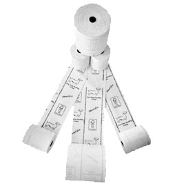 BLISTER 10 ROTOLI CARTA RC TERMICO lunga durata 57.5MMX30MT Ø 50MM