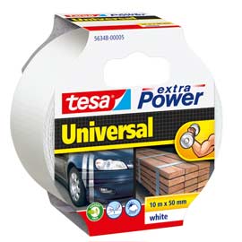 NASTRO ADESIVO 10mtx50mm BIANCO tesa  Extra Power Universal