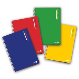 BLOCCO NOTES SPIRALATO L/Lungo 22,3x29,7mm 80gr 1Rigo 140fg BM