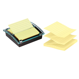DISPENSER 90foglietti Post-it®Super Sticky 101x101mm righe DS440-SSCYL GIALLO C