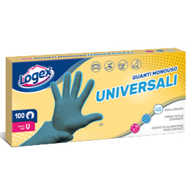 SCATOLA 100 GUANTI IN POLIETILENE Tg. Universale