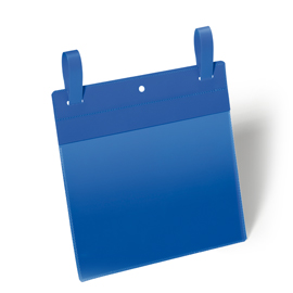 50 buste identificazione con fascette 210x148mm (A5-ORIZ.) art.1749 Blu DURABLE