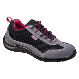 Calzatura di sicurezza Como S1P SRC Grgio/Fucsia N 41
