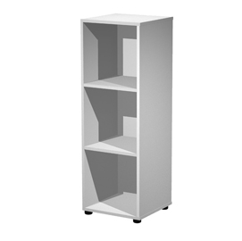 Contenitore a 3 caselle a giorno 41x40xH120,6cm Grigio - Maxi Rainbow