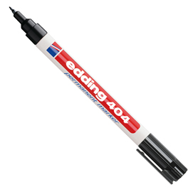 Marcatore permanente extra-fine Edding 404 punta 0,75mm nero