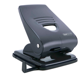 Perforatore 835 in metallo 2 fori nero max 40 fg Rapesco