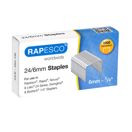 Scatola 1000 punti in metallo 24/6 Rapesco