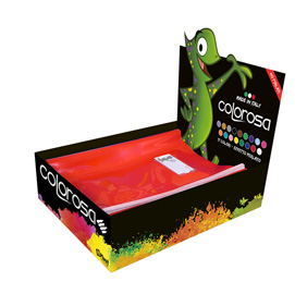 36718020 Espositore 60 Coprimaxi colori ass. Colorosa RiPlast
