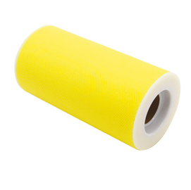 Tulle in rotolo 12,5cmx25mt giallo Big Party