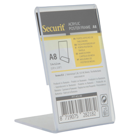 Display a L 8x4,1x4,1cm (A8) Securit