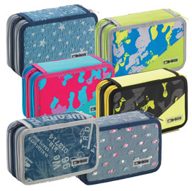 Astuccio 3 Zip 13x20x7,5cm fantasie assortite Balmar 2000