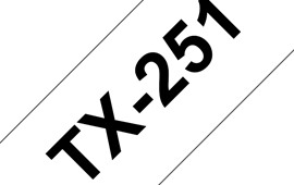 NASTRO 24MM NERO SU BIANCO PT-PC