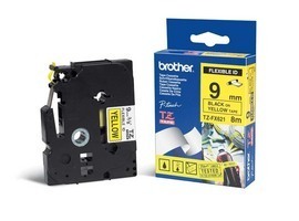 NASTRO LAM. FLESSIBILE TZE-FX2621 9MMx8MT NERO/GIALLO