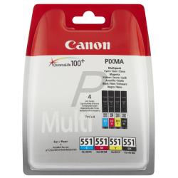 CONF. MULTIPACK CARTUCCIA INCHIOSTRO CLI-551 B/C/M/Y