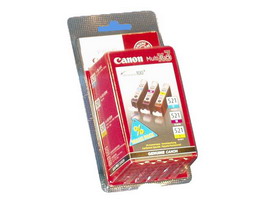 REFILL COLORE MULTIPACK CLI521 CIANO MAGENTA GIALLO