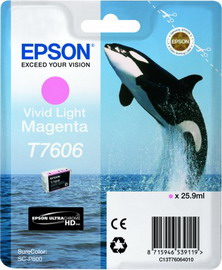 'CARTUCCIA INCHIOSTRO A PIGM.MAGENTA CHIARO T7606