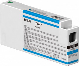 TANICA INCHIOSTRO CIANO 350 ML PER PLOTTER EPSON SURECOLOR SERIES SC-P6000/