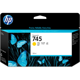 CARTUCCIA INCHIOSTRO GIALLO DESIGNJET HP 745 130 ML