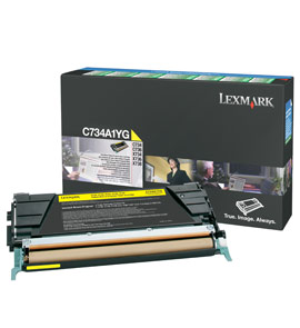 TONER GIALLO C734, C736, X734, X736, X738, RETURN PROGRAM