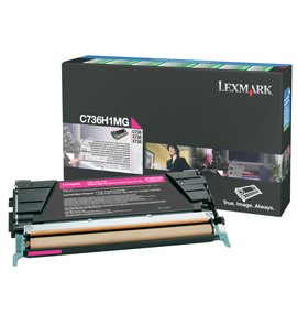 TONER MAGENTA C736, X736, X738, ALTA CAPACITA' RETURN PROGRAM
