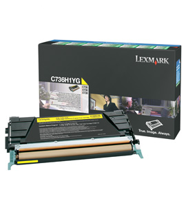 TONER GIALLO C736, X736, X738, ALTA CAPACITA RETURN PROGRAM
