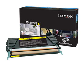 TONER GIALLO NON RETURN PROGRAM X748 ALTA CAPACITA'
