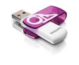 PHILIPS USB 2.0 64GB VIVID EDITION VIOLA